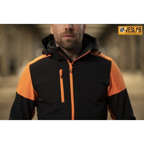 Hoodie Printer Time Soft-shell | Work Clothes | Printer Prime | VESLAB.COM