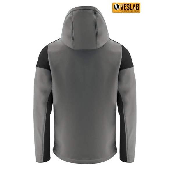 Soft-shell capouche unisexe bicolore | Vêtements de travail | Printer Prime | VESLAB.COM