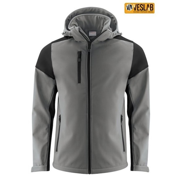 Soft-shell Bicolor Caputxa Unisex | Roba de Treball | Printer Prime | VESLAB.COM