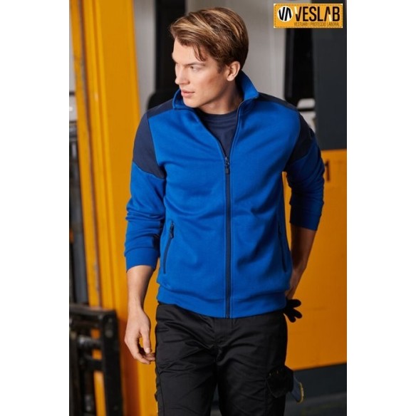 Dessuadora cremellera Bicolor Unisex | Roba de Treball | Printer Prime | VESLAB.COM