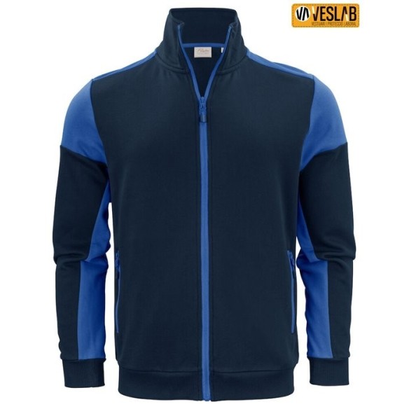 Bicolor Printer Prime Zipped Sweatshirt | Work Clothes | Printer Prime | VESLAB.COM