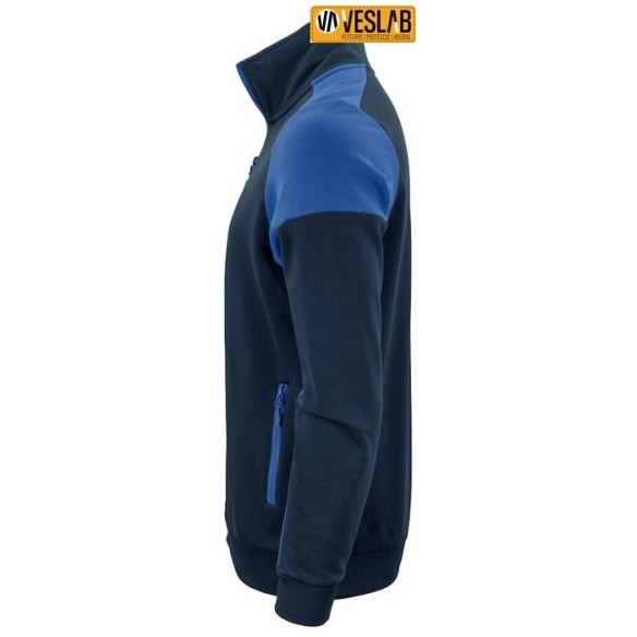 Bicolor Printer Prime Zipped Sweatshirt | Work Clothes | Printer Prime | VESLAB.COM