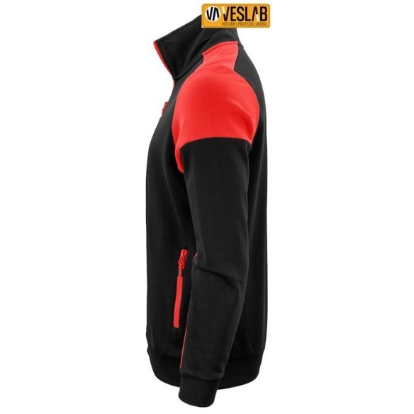 sudadera cremallera bicolor printer prime 13