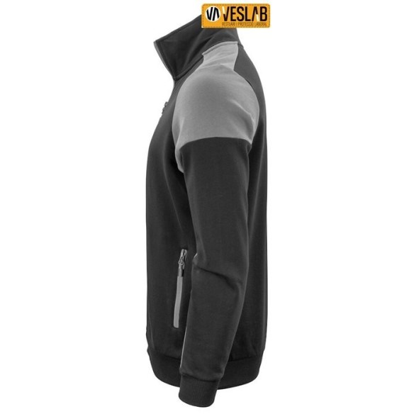 Bicolor Printer Prime Zipped Sweatshirt | Work Clothes | Printer Prime | VESLAB.COM