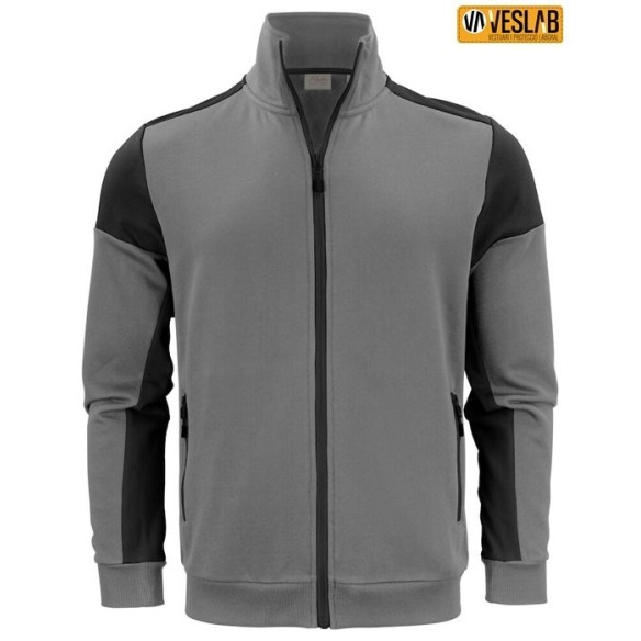 Bicolor Printer Prime Zipped Sweatshirt | Work Clothes | Printer Prime | VESLAB.COM