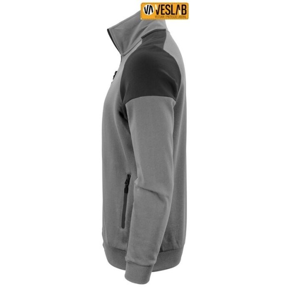 Bicolor Printer Prime Zipped Sweatshirt | Work Clothes | Printer Prime | VESLAB.COM