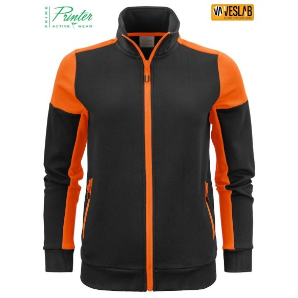 Women's Sweatshirt Jacket | Printer Prime | VESLAB.COM