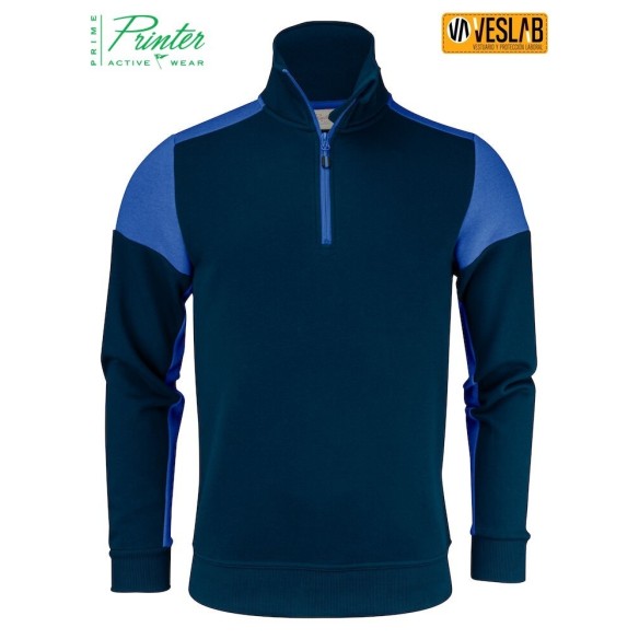 Pull demi-fermeture éclair | Vêtements de travail | Imprimante Prime | VESLAB