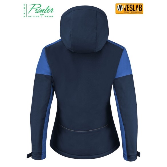 chaqueta prime softshell acolchada para mujer 4