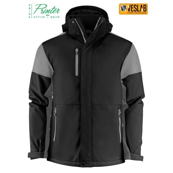 Softshell Padded Jacket | Printer Prime | VESLAB.COM