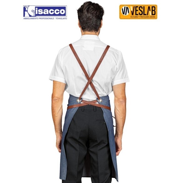Bristol Bib Apron Unisex Jeans | Work Clothes | VESLAB.COM