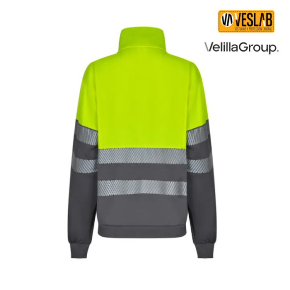 Sweat HV Bicoleur zipped | Vêtemênts de travail Haut Visibilité