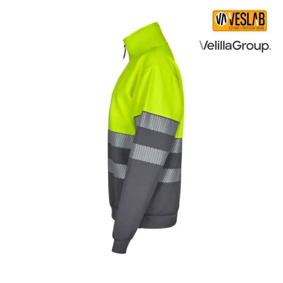 sudadera av bicolor cremallera 13