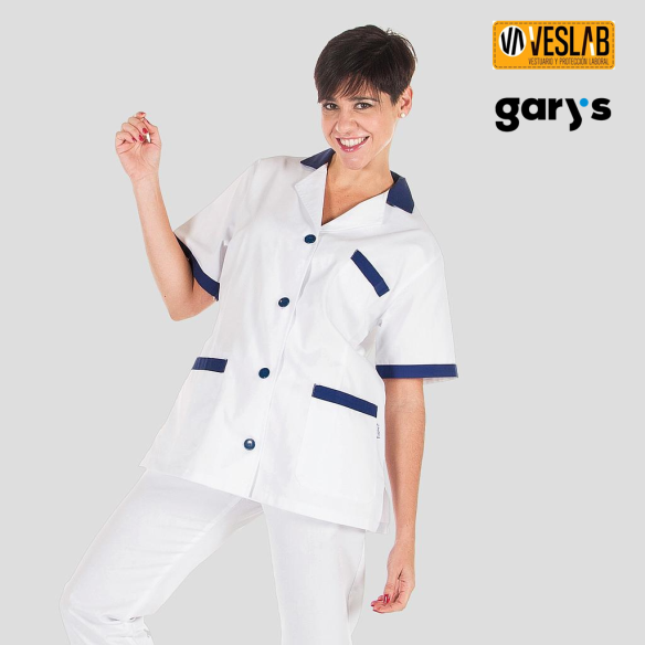 Bata de Màniga curta per a Dona | Uniformes per a Neteja | VESLAB.COM