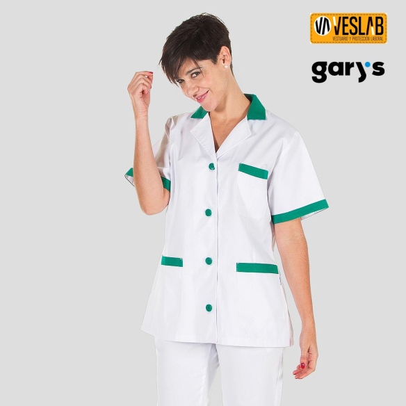 Short Sleeve Robe for Women | Cleaning Uniforms | VESLAB.COM