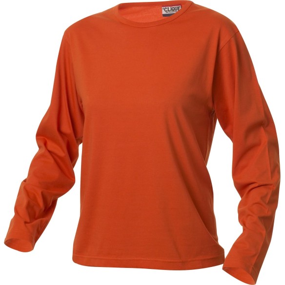 T-SHIRT CLIQUË FASHION-T MANCHE LONGUE 100% COTTON ENTAILLÉ POUR FEMME