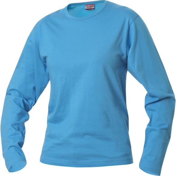 T-SHIRT CLIQUË FASHION-T MANCHE LONGUE 100% COTTON ENTAILLÉ POUR FEMME