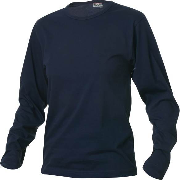 T-SHIRT CLIQUË FASHION-T MANCHE LONGUE 100% COTTON ENTAILLÉ POUR FEMME