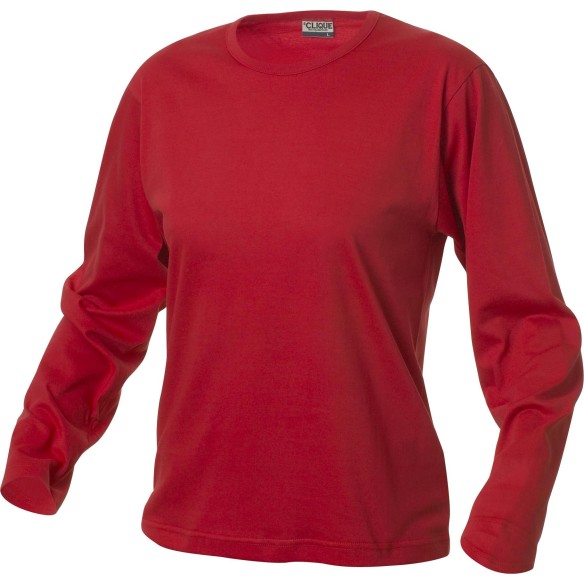 T-SHIRT CLIQUË FASHION-T MANCHE LONGUE 100% COTTON ENTAILLÉ POUR FEMME