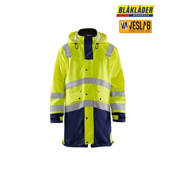 chaqueta impermeable de alta visibilidad nivel 3 1