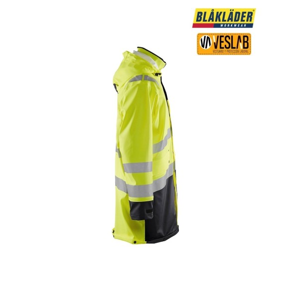 chaqueta impermeable de alta visibilidad nivel 3 8