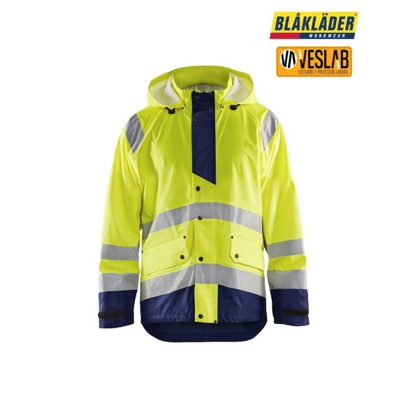 Level 3 High Visibility Waterproof Jacket | Blaklader | VESLAB