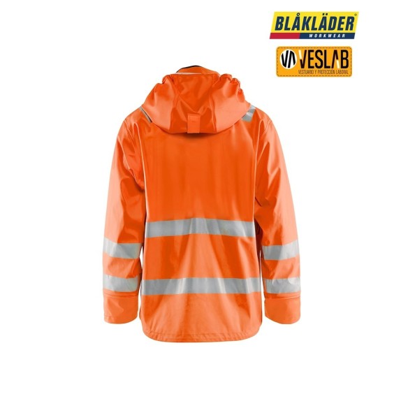 chaqueta impermeable de alta visibilidad nivel 3 10