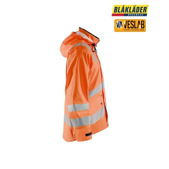 chaqueta impermeable de alta visibilidad nivel 3 12