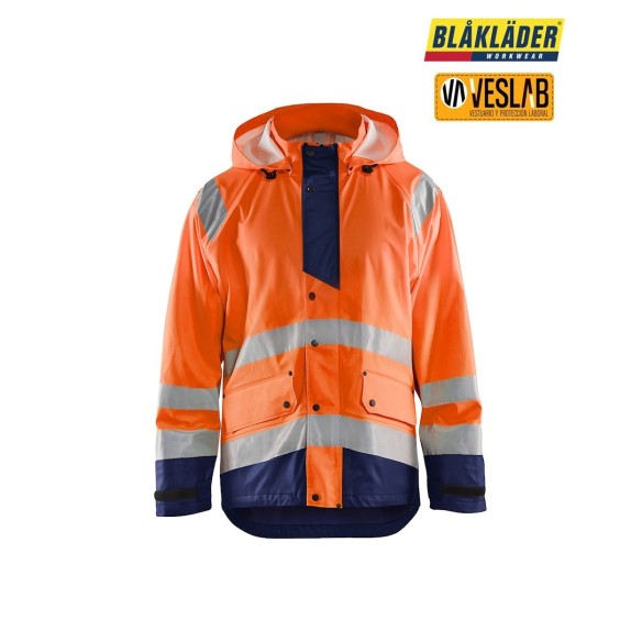 chaqueta impermeable de alta visibilidad nivel 3 13