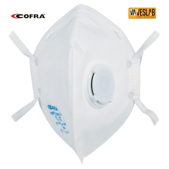 VERTIFLAT FFP2 V mask | Respiratory protection with exhalation valve.
