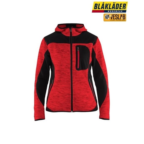 chaqueta técnica mujer de punto con capucha 6