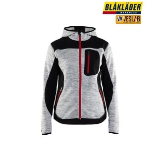 chaqueta técnica mujer de punto con capucha 1 2