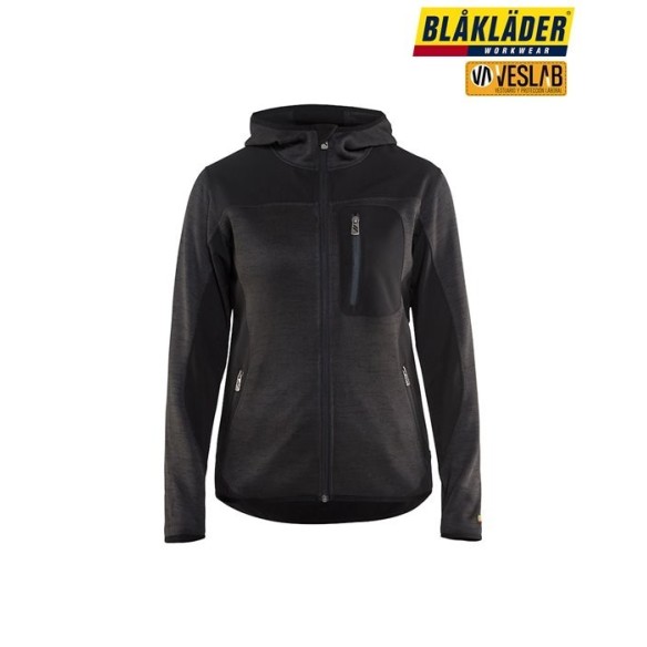 chaqueta técnica mujer de punto con capucha 15