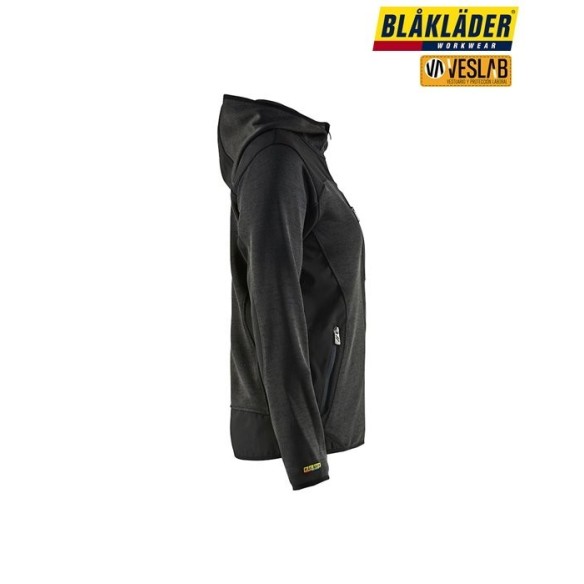 Veste Tricotée femme à capuche