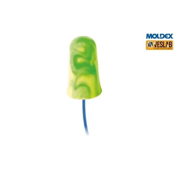 Bouchon d'oreille Moldex Pura Fit avec cordon (200 pairs)