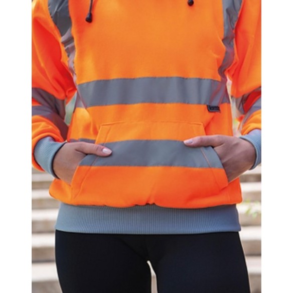 sudadera con capucha alta visibilidad 4