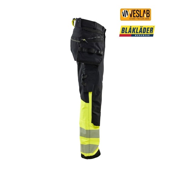 Pantalon haute visibilité extensible dans 4 directions - Confort et visibilité maximum