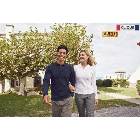 Polo Stretch Premium Manch Longue