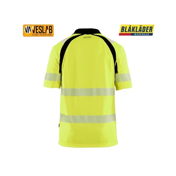 High visibility polo | Blåkläder | Comfort and visibility in any weather