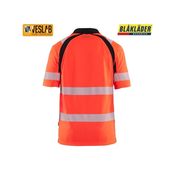 High visibility polo | Blåkläder | Comfort and visibility in any weather