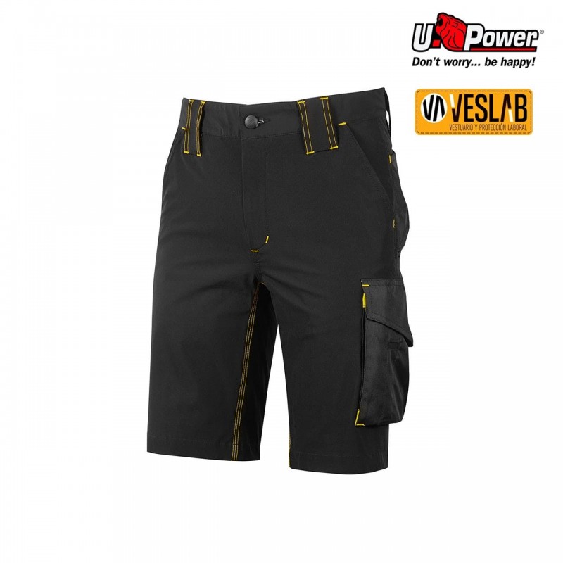 Pantalón corto de trabajo Upower | Modelo Mercury | Veslab.com