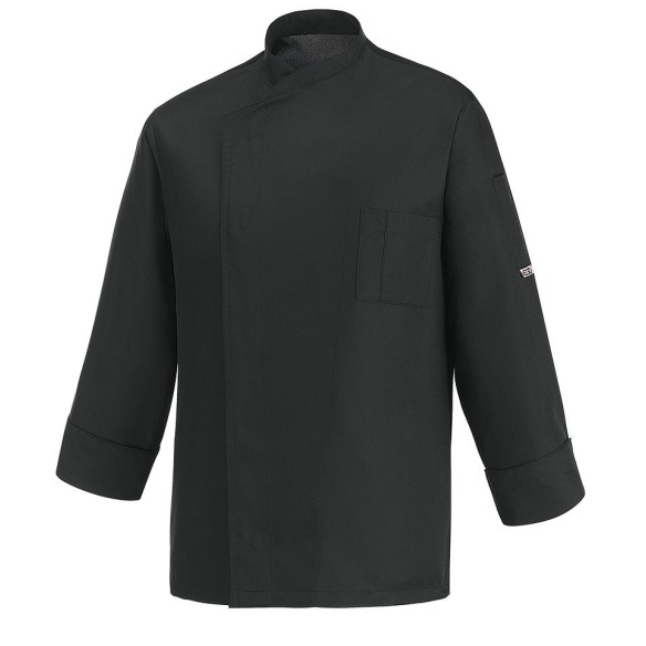 VESTE CUISINE BLACK OTTAVIO MANCHE LONGUE