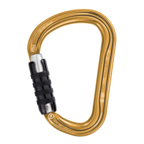 PETZL WILLIAM TRIACT-LOCK OR CARABINER