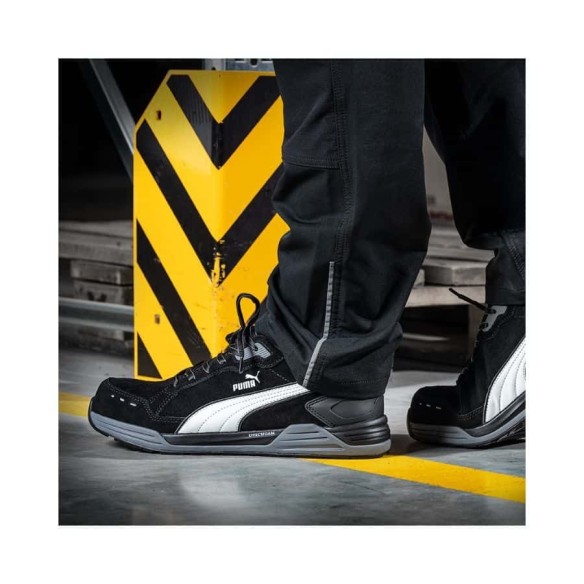 Puma Airtwist Black Safety Footwear | Puma Safety | Veslab