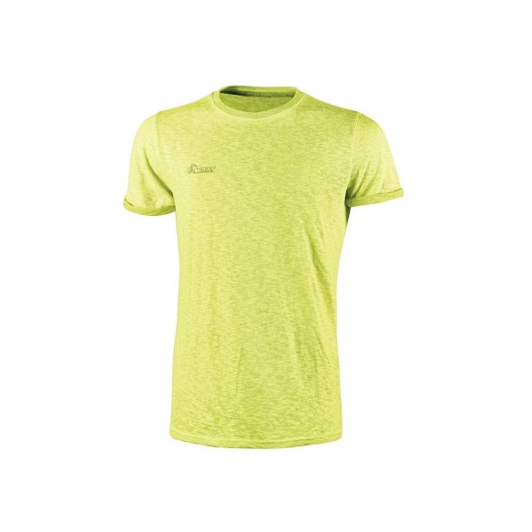 T-shirt U-Power Fluo : Style audacieux et confort en coton flammé