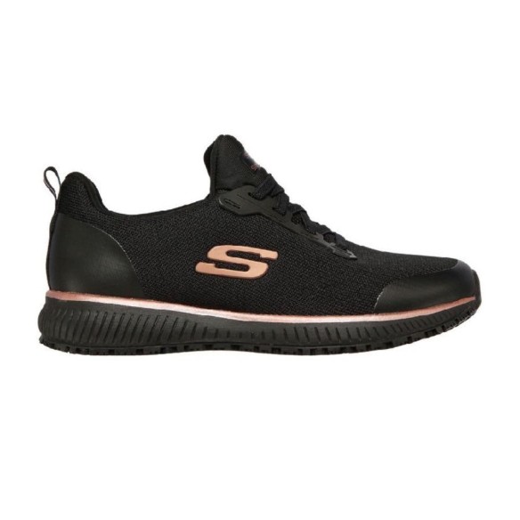 zapatilla deportiva skechers work: squad sr mujer 5