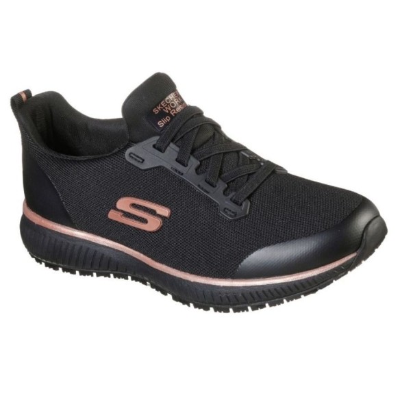 zapatilla deportiva skechers work: squad sr mujer 1