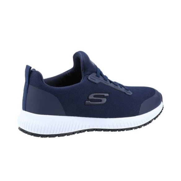 zapatilla deportiva skechers work: squad sr mujer 19