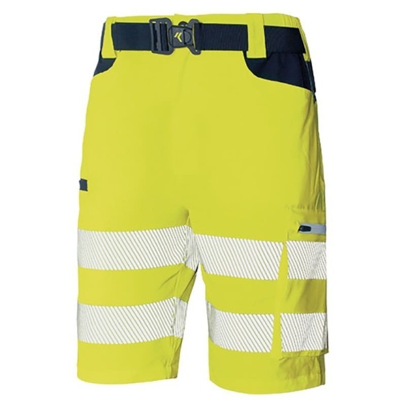 Issaline Lightweight Softshell Work Bermudas | High Visibility and Comfort