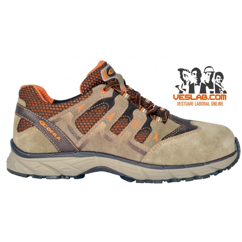COFRA NEW BLADE BEIGE S1 P SRC SAFETY TRAINERS
